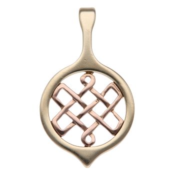 9ct Yellow and Rose Gold Fancy Clogau Pendant