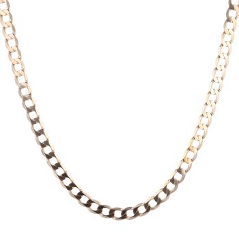 9ct Yellow Gold Curb Chain 18"