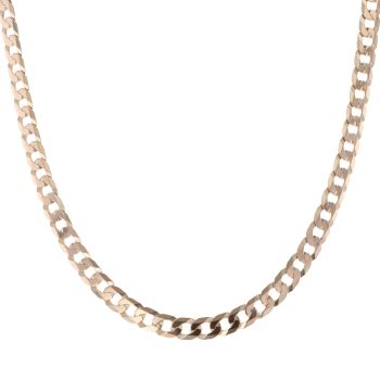9ct Yellow Gold Curb Chain 24"
