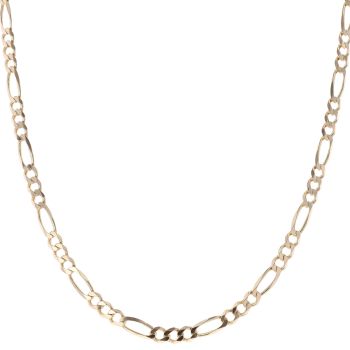 9ct Yellow Gold Figaro Chain 18"