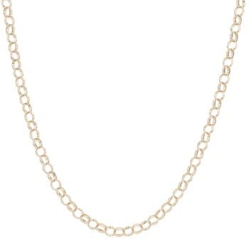9ct Yellow Gold Belcher Chain 18"