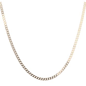 9ct Yellow Gold Curb Chain 18"
