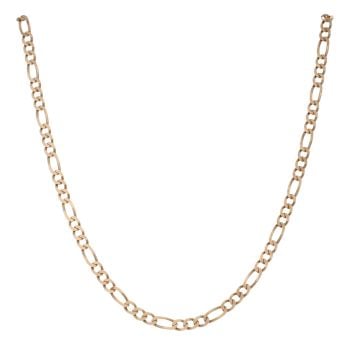 9ct Yellow Gold Figaro Chain 18"