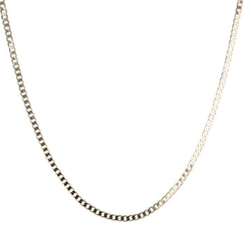 9ct Yellow Gold Curb Chain 16"