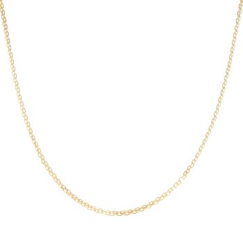 22ct Yellow Gold Flat Milan Chain 16"