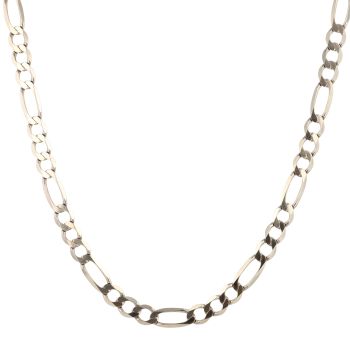 9ct Yellow Gold Figaro Chain 24"