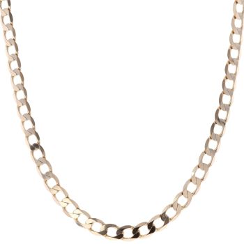 9ct Yellow Gold Curb Chain 20"