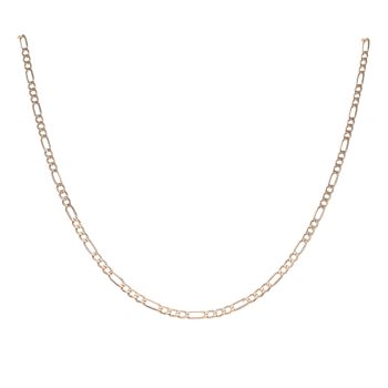 9ct Yellow Gold Figaro Chain 26"