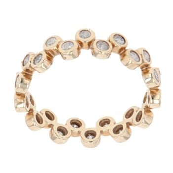 9ct Yellow Gold 1.00ct Brilliant Cut Diamond Full Eternity Ring