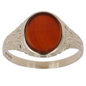 9ct Yellow Gold Carnelian Signet Ring
