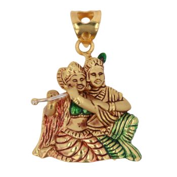 22ct Yellow Gold Krishna Pendant