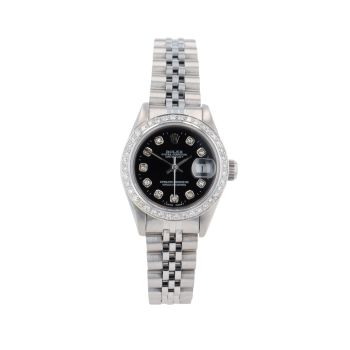 Rolex Custom Datejust Pre Owned Watch Ref 69240
