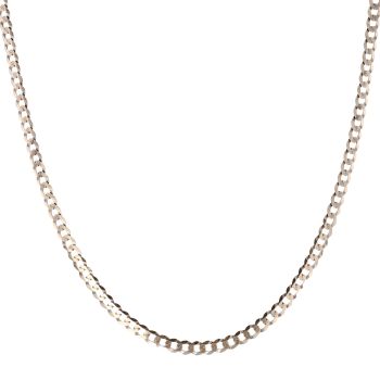 9ct Yellow Gold Curb Chain 18"