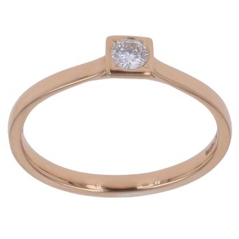 22ct Yellow Gold Lab Grown Diamond Solitaire Ring