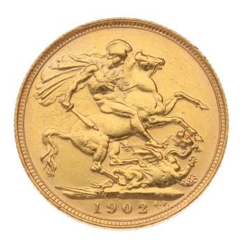 1902 Edward VII Full Sovereign Coin