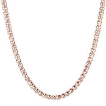 9ct Yellow Gold Rollerball Chain 22"