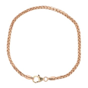 9ct Yellow Gold Foxtail Bracelet 7.5"