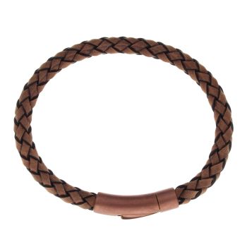 Unique & Co Dark Brown Leather Bracelet