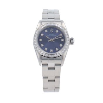 Rolex Custom Oyster Perpetual Pre Owned Watch Ref 67180