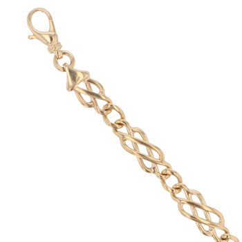 9ct Yellow Gold Celtic Fancy Bracelet 7.5"