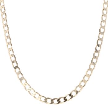 9ct Yellow Gold Curb Chain 20"