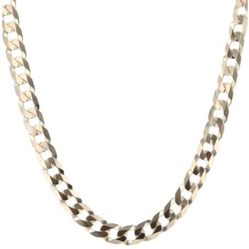 9ct Yellow Gold Curb Chain 22"