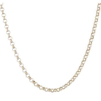 9ct Yellow Gold Belcher Chain 18"