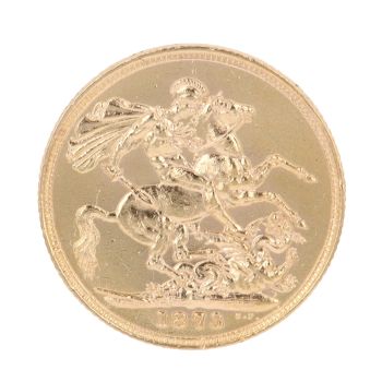 1873 Victoria Full Sovereign Coin