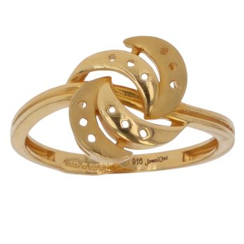 22ct Yellow Gold Vortex Ring