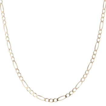 9ct Yellow Gold Figaro Chain 28"