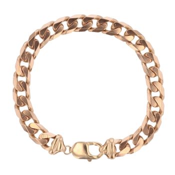 9ct Yellow Gold Curb Bracelet 8.5"