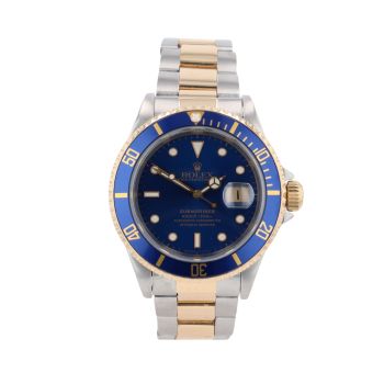 Rolex Submariner 'Bluesy' Pre Owned Watch Ref 11613
