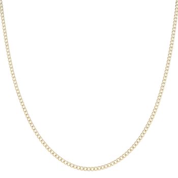 9ct Yellow Gold Curb Chain 22"