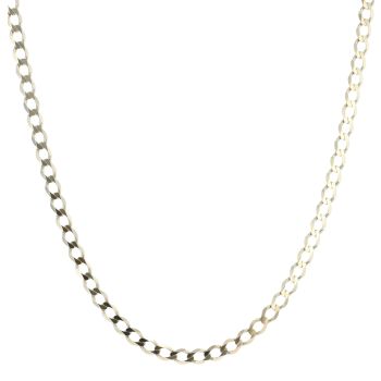 9ct Yellow Gold Curb Chain 22"