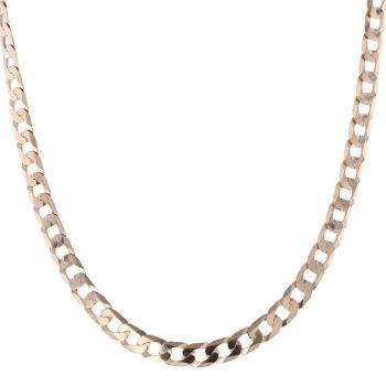 9ct Yellow Gold Curb Chain 22"