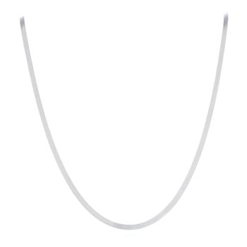 Silver Herringbone Chain 20" by Icesia