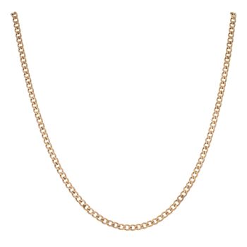 9ct Yellow Gold Curb Chain 18"