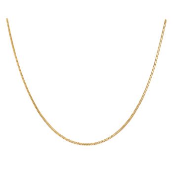 22ct Yellow Gold Foxtail Chain 16"