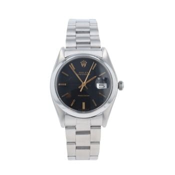 Rolex Oysterdate Precision Pre Owned Watch Ref 6694