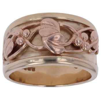 9ct Yellow and Rose Gold Tree of Life Clogau Ring