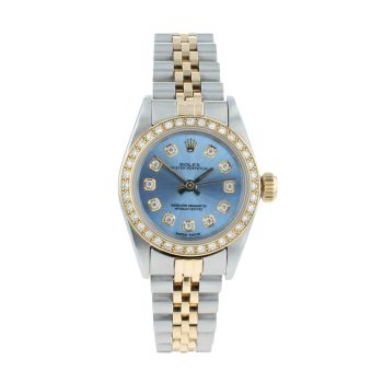 Rolex Custom Oyster Perpetual Pre Owned Watch Ref 67243