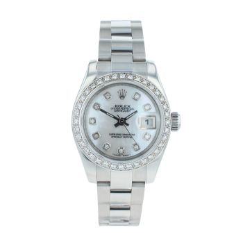 Rolex Custom Datejust Pre Owned Watch Ref 179160