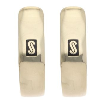 14ct Yellow Gold Monaco Classic Plain Hoop Earrings