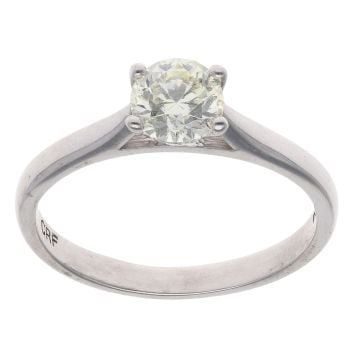 18ct White Gold 0.50ct Brilliant Cut Diamond Solitaire Ring