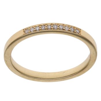 18ct Yellow Gold 0.05ct Brilliant Cut Diamond Eternity Ring