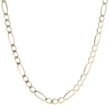 9ct Yellow Gold Figaro Chain 18"