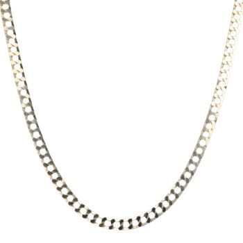 9ct Yellow Gold Curb Chain 18"