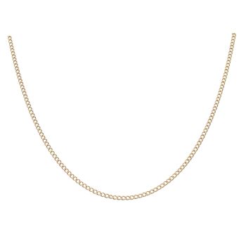 9ct Yellow Gold Curb Chain 24"