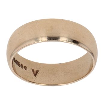 9ct Yellow Gold Wedding Band 6.7mm