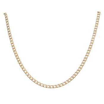 9ct Yellow Gold Curb Chain 16"